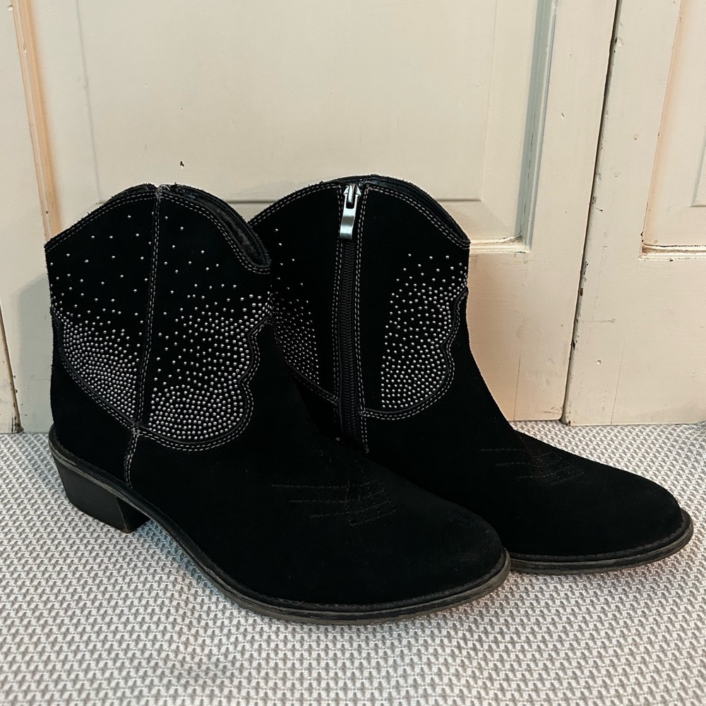 Bedazzled Ankle Boots